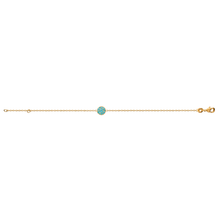 Load image into Gallery viewer, Mystigrey Amie .925 Sterling Silver Plated Rhodium and 18K Gold Plated Bracelet for Women with Cubic Zirconia or Turquoise