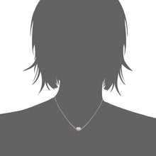 Load image into Gallery viewer, Mystigrey Serenity 18K Gold Plated Necklace for Women Gold Available in Black Agate, Purple Amethyst, Green Aventurine or White Quartz Large