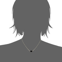 Load image into Gallery viewer, Mystigrey Serenity 18K Gold Plated Necklace for Women Gold Available in Black Agate, Purple Amethyst, Green Aventurine or White Quartz Large