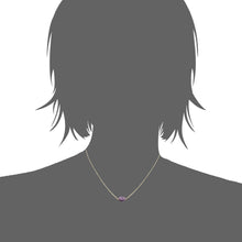 Load image into Gallery viewer, Mystigrey Serenity 18K Gold Plated Necklace for Women Gold Available in Black Agate, Purple Amethyst, Green Aventurine or White Quartz Large