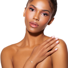 Load image into Gallery viewer, Mystigrey Agatha 18K Gold Plated Bracelet for Women Available in Black Agate, Blue Amazonite, Pink Quartz, Green Aventurine, and White Moonstone