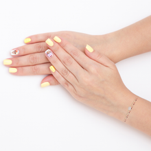 Load image into Gallery viewer, Mystigrey Agatha 18K Gold Plated Double Bracelet for Women Available in Black Agate, Pink Quartz, Green Aventurine, nd White Moonstone