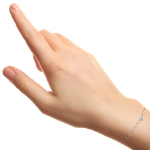 Load image into Gallery viewer, Mystigrey Agatha 18K Gold Plated Double Bracelet for Women Available in Black Agate, Pink Quartz, Green Aventurine, nd White Moonstone