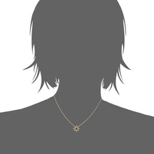 Load image into Gallery viewer, Mystigrey Soleil 18K Gold Plated Sun Necklace for Women with Cubic Zirconia