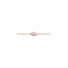 Load image into Gallery viewer, Mystigrey Serenity 18K Gold Plated Bracelet for Women Available in Black Agate, Pink Quartz , Purple Amethyst, Green Aventurine and White Moonstone Small