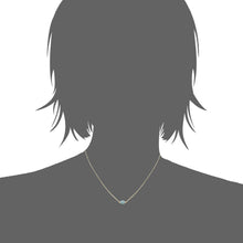 Load image into Gallery viewer, Mystigrey Serenity 18K Gold Plated Necklace for Women Gold Available in Black Agate, Blue Amazonite, Pink Quartz, Purple Amethyst, White Moonstone, and Green Aventurine Small