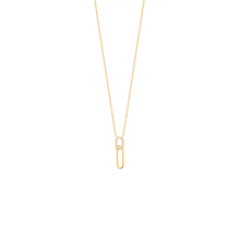 Load image into Gallery viewer, Mystigrey Mackenna .925 Sterling Silver Plated Rhodium and 18K Gold Plated Necklace for Women with Cubic Zirconia