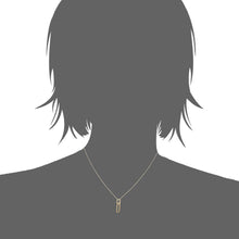 Load image into Gallery viewer, Mystigrey Mackenna .925 Sterling Silver Plated Rhodium and 18K Gold Plated Necklace for Women with Cubic Zirconia