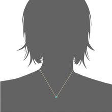 Load image into Gallery viewer, Mystigrey Blue Flower 18K Gold Plated Necklace for Women