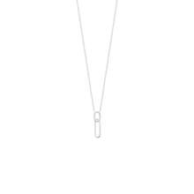Load image into Gallery viewer, Mystigrey Mackenna .925 Sterling Silver Plated Rhodium and 18K Gold Plated Necklace for Women with Cubic Zirconia