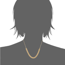 Load image into Gallery viewer, Mystigrey Cesaria .925 Sterling Silver Plated Rhodium and 18K Gold Plated Necklace