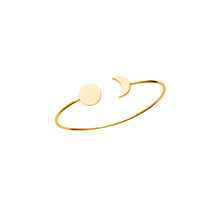 Load image into Gallery viewer, Mystigrey Moon 18K Gold Plated Bangle for Women