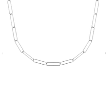 Load image into Gallery viewer, Mystigrey Piper .925 Sterling Silver Plated Rhodium and 18K Gold Plated Necklace