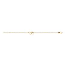 Load image into Gallery viewer, Mystigrey Sister Love .925 Sterling Silver Plated Rhodium and 18K Gold Plated Bracelet