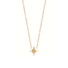 Load image into Gallery viewer, Mystigrey Polaris 18K Gold Plated North Star Necklace for Women