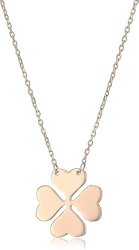 Clover Necklace 18K Gold Plated I Four leaf clover flower Adjustable Necklace I St Patricks Day Irish Four Leaf Clover jewelry I Trendy floral necklace I Lucky Gold Necklace Jewelry Gift for Women