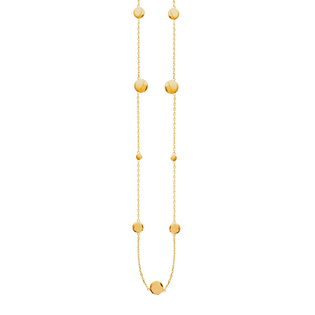 Mystigrey Lucy 18K Gold Plated Dot Necklace for Women