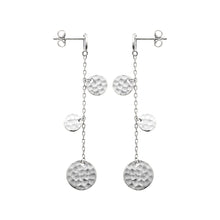 Load image into Gallery viewer, Mystigrey Ava .925 Sterling Silver Plated Rhodium Dangle Earrings
