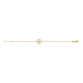 Ophelia White Bracelet in 18K Gold Plated