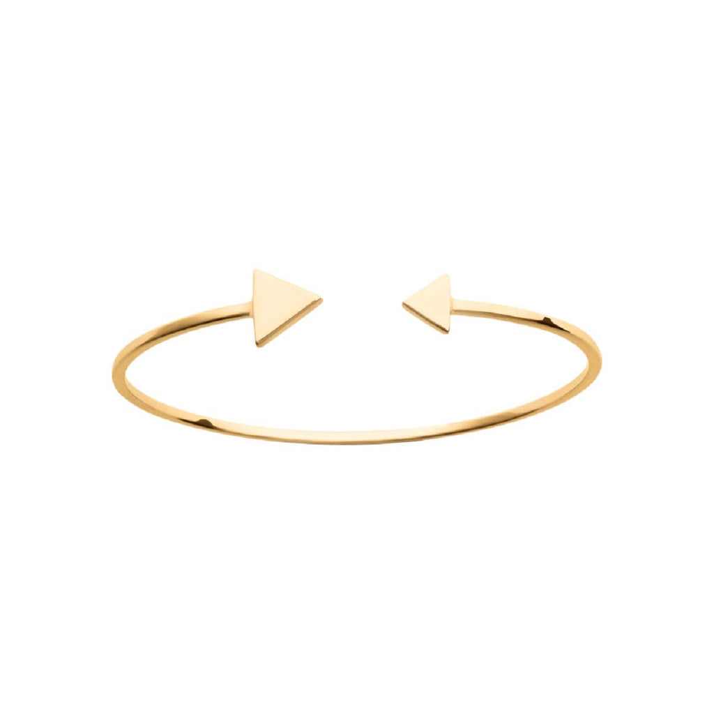 Victoria Bangle in 18K Gold Plated, view 2