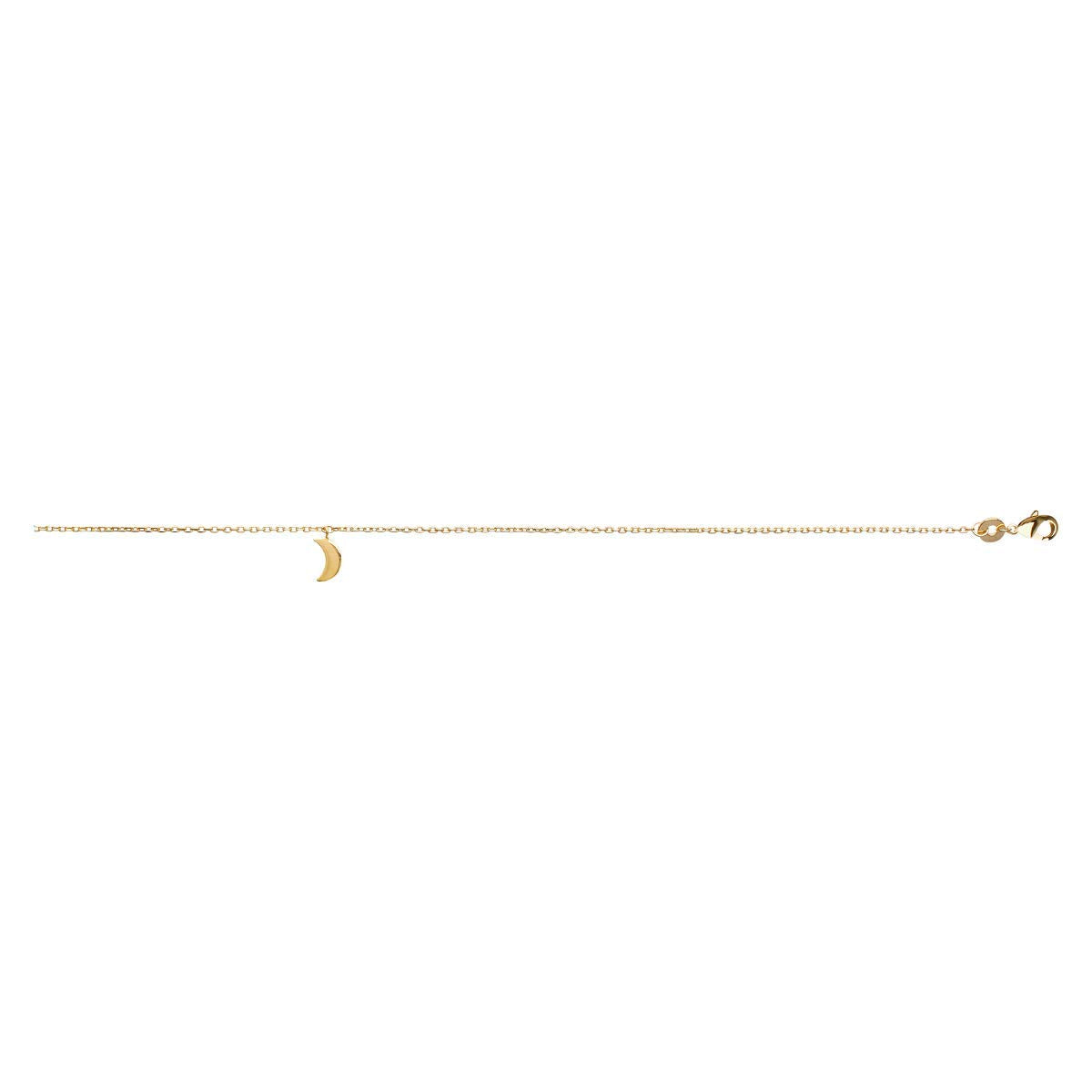 Moon Anklet in 18K Gold Plated, view 2