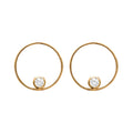 Hannah Hoop Earrings in 18K Gold Plated