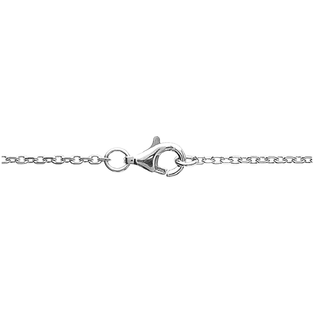 Brooke Square Necklace in 925 Sterling Silver Plated Rhodium or 18K Gold Plated, view 4
