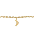 Moon Anklet in 925 Sterling Silver Plated Rhodium