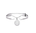Men's Tree of Life Bangle in stainless steel