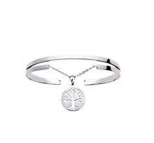 Load image into Gallery viewer, Mystigrey Tree of Life Stainless Steel Bangle for Men
