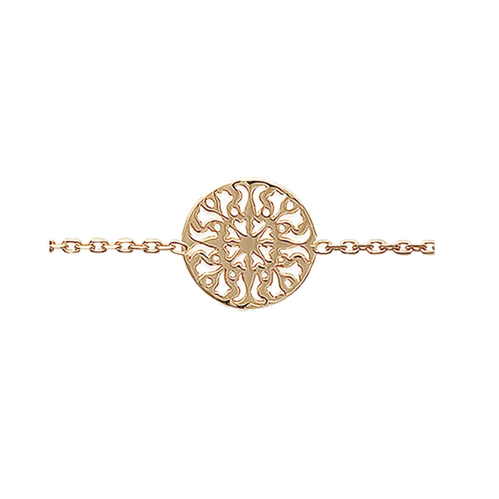 Clara Necklace in 925 Sterling Silver Plated Rhodium, view 2