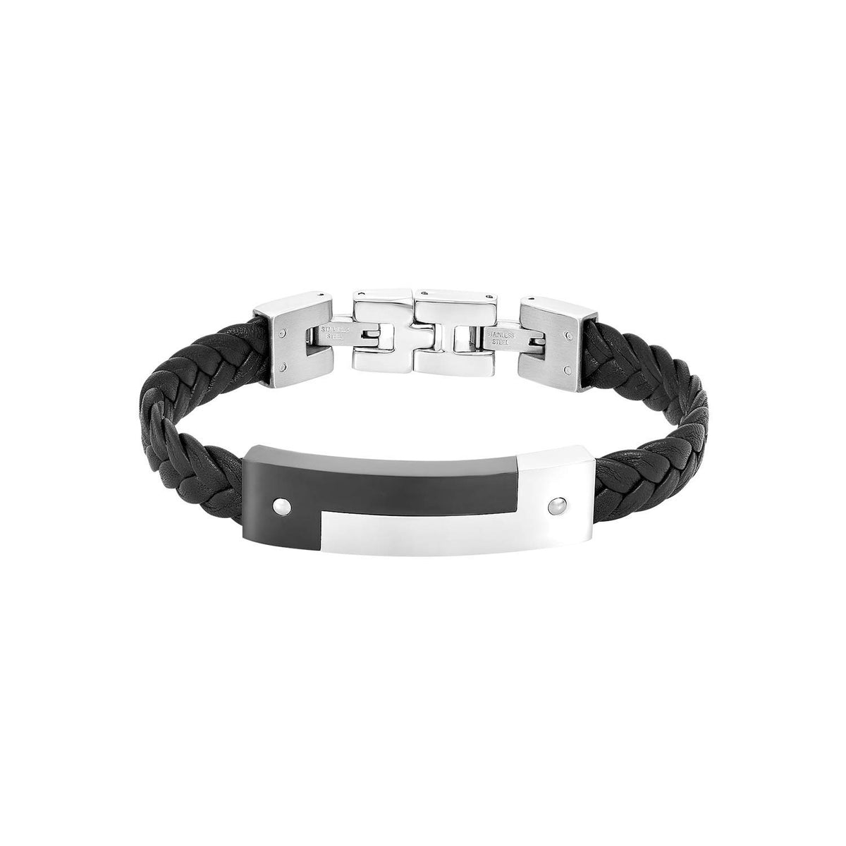 Men's Henrick Black Ruthenium Bracelet in stainless steel