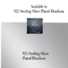 Mystigrey Chantel .925 Sterling Silver Plated Rhodium Bracelet for Women with Cubic Zirconia
