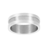 Men's Livio Ring in Stainless Steel, view 2