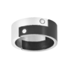 Mystigrey Henrick Stainless Steel Ruthenium Ring for Men