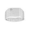 Mystigrey Zachary Stainless Steel Ring for Men with Cubic Zirconia