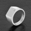 Mystigrey Zachary Stainless Steel Ring for Men with Cubic Zirconia