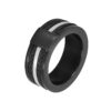 Men's Wissant Ruthenium Ring in stainless steel