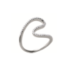 Mila Ring in 925 Sterling Silver Plated Rhodium or 18K Gold Plated, view 4