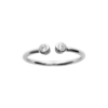 Liberty Classic Ring in 925 Sterling Silver Plated Rhodium, view 2