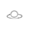 Angel Ring in 925 Sterling Silver Plated Rhodium, view 2