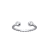 Myra Ring in 925 Sterling Silver Plated Rhodium, view 2