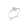 Load image into Gallery viewer, Alma .925 Sterling Silver Plated Rhodium Ring Cubic Zirconia
