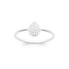 Alma .925 Sterling Silver Plated Rhodium Ring Cubic Zirconia