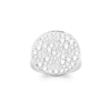Calysta Ring in 925 Sterling Silver Plated Rhodium, view 2