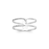 Mackenna Ring in 925 Sterling Silver Plated Rhodium or 18K Gold Plated, view 4