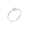 Myra Ring in 925 Sterling Silver Plated Rhodium or 18K Gold Plated
