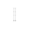 Maria Dangle Stud Earrings in 925 Sterling Silver Plated Rhodium