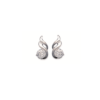 Mystigrey Elizabeth .925 Sterling Silver Plated Rhodium Stud Earrings