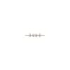 Infinity Stud Earrings in 925 Sterling Silver Plated Rhodium, view 4